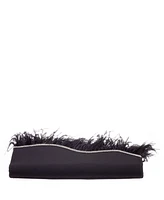 Women's Feather Flap Clutch