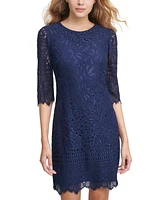 kensie Lace Sheath Dress