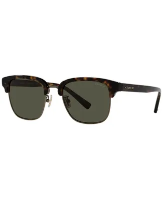 Coach Men's Sunglasses, HC8326 - Dark Tortoise, Gold