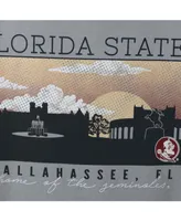 Men's Gray Florida State Seminoles Comfort Colors Campus Scenery T-shirt