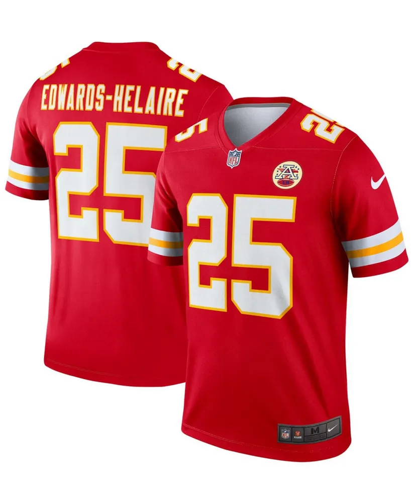 Men's Clyde Edwards-Helaire Red Kansas City Chiefs Legend Jersey