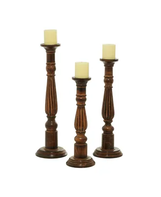Traditional Candle Holders, Set of 3