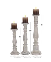 Traditional Candle Holders, Set of 3