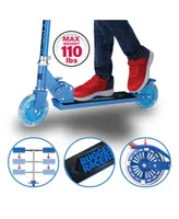 Rugged Racers 2 Wheel Foldable Kids Scooter