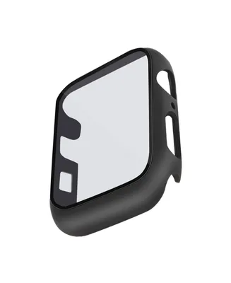 WITHit Black Full Protection Bumper with Integrated Glass Cover Compatible with 38mm Apple Watch