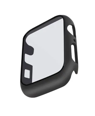 WITHit Black Full Protection Bumper with Integrated Glass Cover Compatible with 44mm Apple Watch