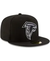 Men's Black Atlanta Falcons B-Dub 59FIFTY Fitted Hat