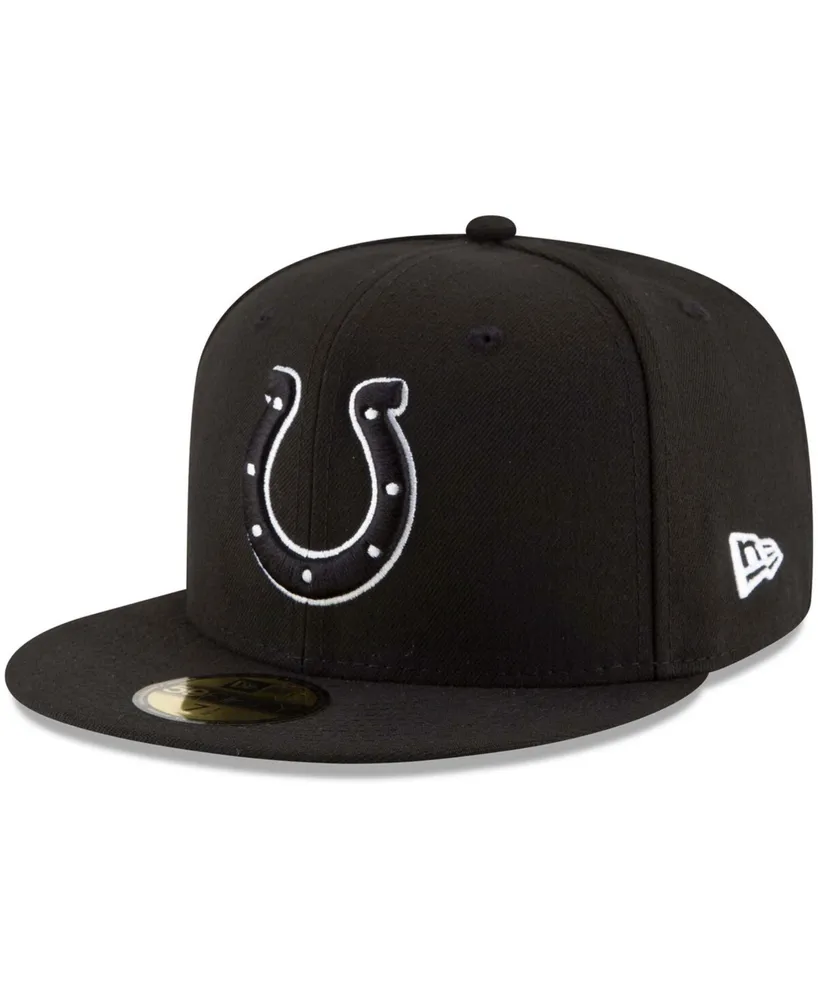 Men's Black Indianapolis Colts B-Dub 59FIFTY Fitted Hat