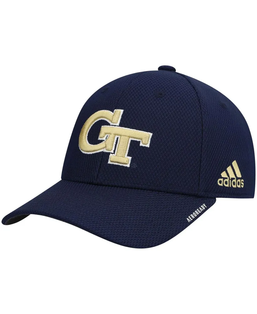 Men's Navy Georgia Tech Yellow Jackets 2021 Sideline Coaches Aeroready Flex Hat