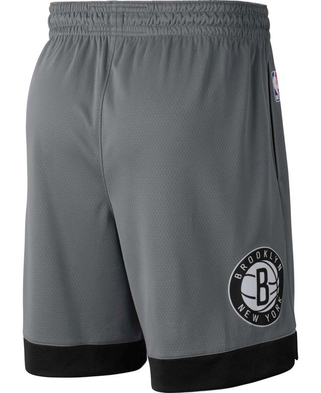 Men's Charcoal, Black Brooklyn Nets 2020/21 Association Edition Performance Swingman Shorts