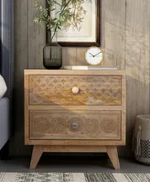 Kenning ham 2 Drawer Nightstand, Set of 2