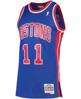 Men's Isiah Thomas Blue Detroit Pistons 1988-89 Hardwood Classics Swingman Jersey