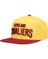 Men's Gold-Tone Cleveland Cavaliers Core Basic Snapback Hat - Gold