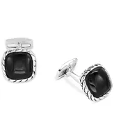 Effy Men's Tiger Eye Cufflinks Sterling Silver (Also Black Agate)