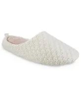 Isotoner Signature Women's Chunky Knit Sutton Hoodback Slippers