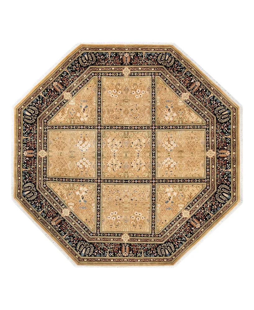 Adorn Hand Woven Rugs Closeout Mogul M1519 8 1 X Octagon Area Rug Hawthorn Mall