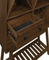 2-Drawer Wine Cabinet