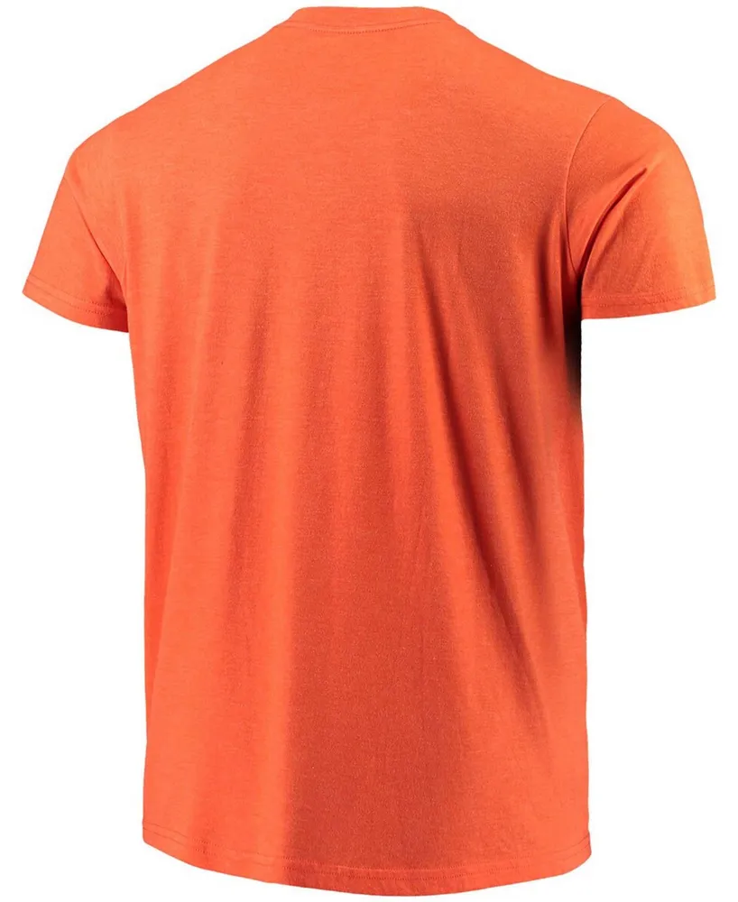 Men's Original Retro Brand Orange Clemson Tigers Big and Tall Mock Twist T-shirt