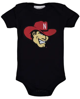 Infant Boys and Girls Black Nebraska Huskers Big Logo Bodysuit