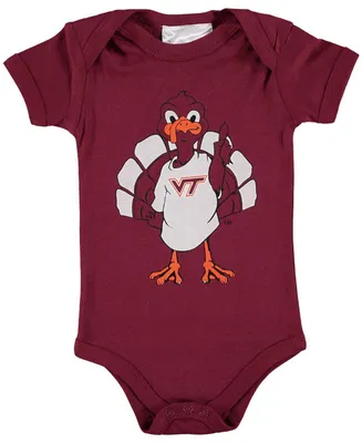 Infant Boys and Girls Maroon Virginia Tech Hokies Big Logo Bodysuit