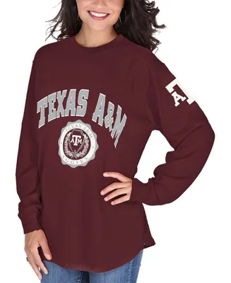 Women's Maroon Texas A&M Aggies Edith Long Sleeve T-shirt
