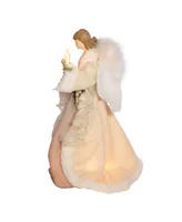 Kurt Adler 16" Ul 10-Light Angel Tree Topper