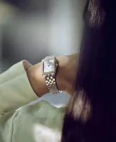 Raymond Weil Women's Swiss Toccata Diamond (1/5 ct. t.w.) Two-Tone Stainless Steel Bracelet Watch 23x35mm