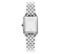 Raymond Weil Women's Swiss Toccata Diamond (1/5 ct. t.w.) Stainless Steel Bracelet Watch 22.6x28.1mm