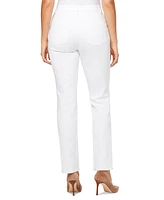 Gloria Vanderbilt Petite Amanda High Rise Straight-Leg Jeans, & Short