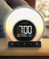 La Crosse Technology Soluna C79141 Mood Light Alarm Clock with Temperature Humidity