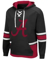 Men's Black Alabama Crimson Tide Hockey 3.0 Pullover Hoodie