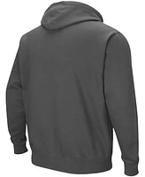 Men's Charcoal Iowa Hawkeyes Arch Logo 3.0 Pullover Hoodie