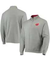 Men's Wisconsin Badgers Tortugas Team Logo Quarter-Zip Jacket