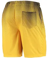 Men's Foco Black and Gold-Tone Pittsburgh Steelers Historic Logo Pixel Gradient Training Shorts - Black, Gold