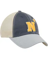 Men's Navy and Tan Navy Midshipmen Offroad Trucker Hat