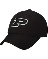 Men's Black Purdue Boilermakers Primary Logo Staple Adjustable Hat