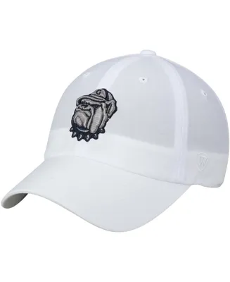 Men's White Georgetown Hoyas Staple Adjustable Hat