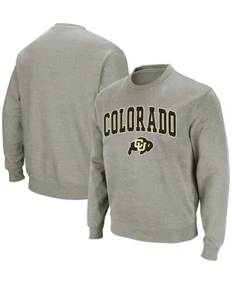 Colosseum Men's Colorado Buffaloes Arch & Logo Crew Neck Sweatshirt