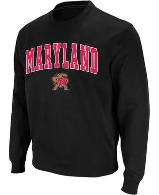 Men's Maryland Terrapins Arch Logo Crew Neck Sweatshirt