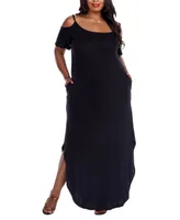 White Mark Plus Size Lexi Maxi Dress