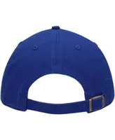 Men's Royal Brooklyn Dodgers Logo Cooperstown Collection Clean Up Adjustable Hat