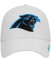 Women's White Carolina Panthers Miata Clean Up Logo Adjustable Hat