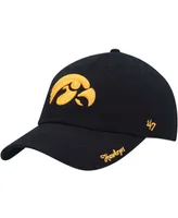 Women's Black Iowa Hawkeyes Miata Clean Up Logo Adjustable Hat