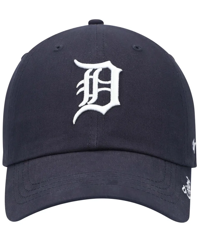 Women's Navy Detroit Tigers Team Miata Clean Up Adjustable Hat