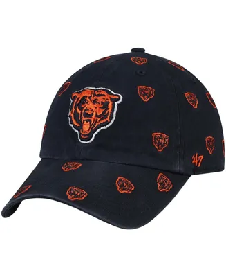 Women's Navy Chicago Bears Confetti Clean Up Adjustable Hat