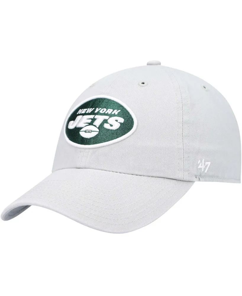 Men's Gray New York Jets Clean Up Adjustable Hat