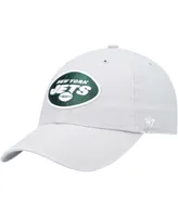 Men's Gray New York Jets Clean Up Adjustable Hat