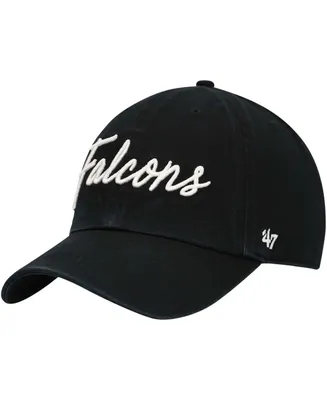 Women's Black Atlanta Falcons Vocal Clean Up Adjustable Hat