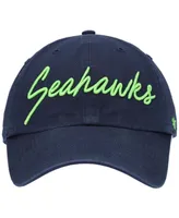 Women's College Navy Seattle Seahawks Vocal Clean Up Adjustable Hat