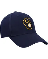 Men's Navy Milwaukee Brewers Legend Mvp Logo Adjustable Hat